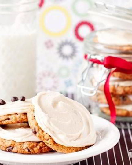 Рецепт овсяного печенья с кофейной глазурью