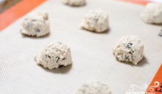 овсяное печенье с кофейной глазурью