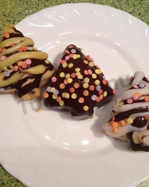 Печенье Елочка на Новый год новогоднее