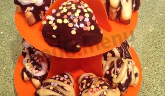 печенье елочка на новый год новогоднее