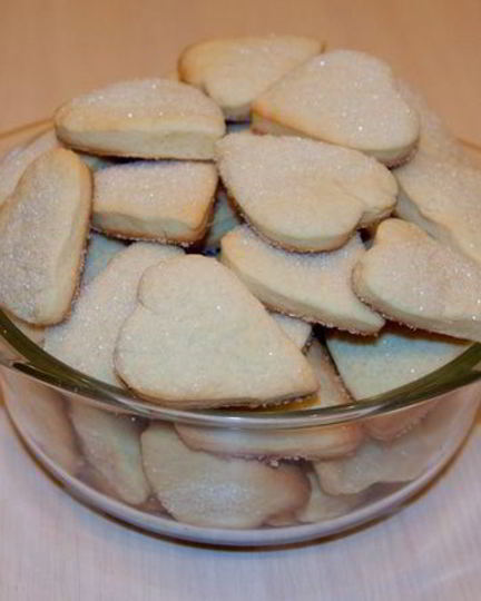 Рецепт печенья песочные сердечки