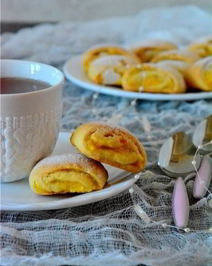 Печенье с апельсиновой начинкой