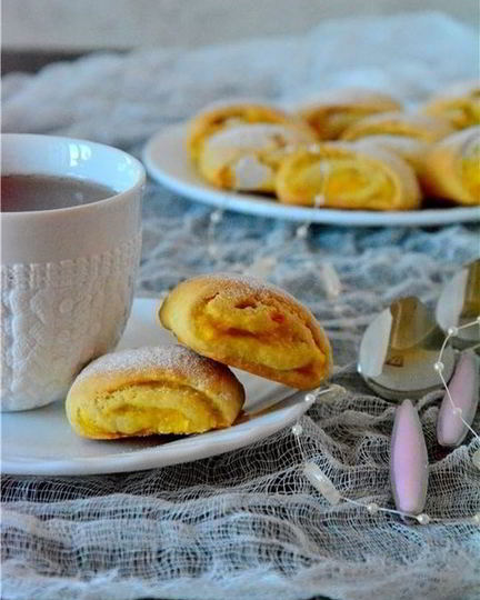 Рецепт печенье с апельсиновой начинкой