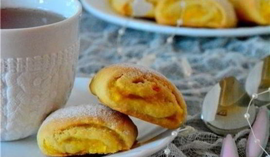 печенье с апельсиновой начинкой