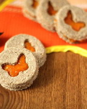 Печенье с джемом из кураги