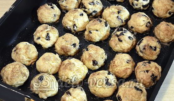 печенье с корицей и изюмом