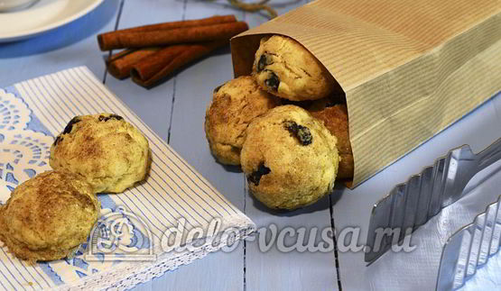 печенье с корицей и изюмом