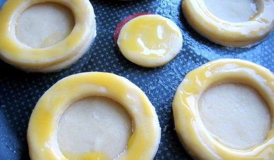 песочное печенье с шоколадом