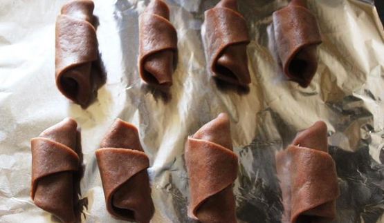 постное шоколадное печенье