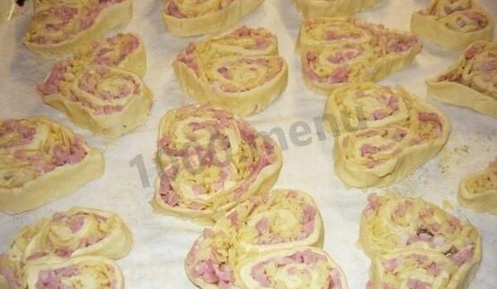 рулетики с ветчиной