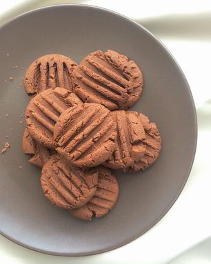 Шоколадно-каштановое печенье