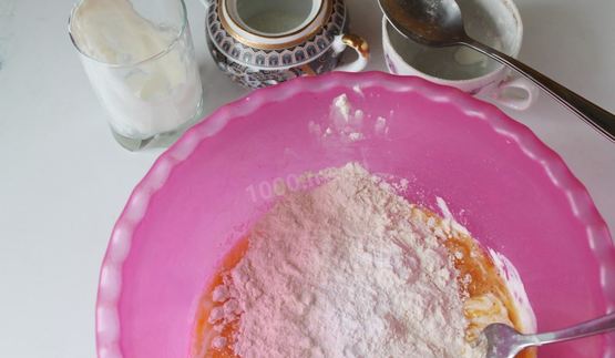 быстрый заливной пирог