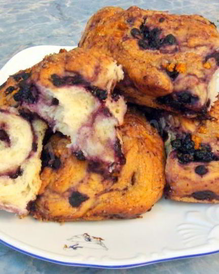 Рецепт черничного пирога