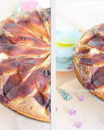 Грушевый пирог с марципаном