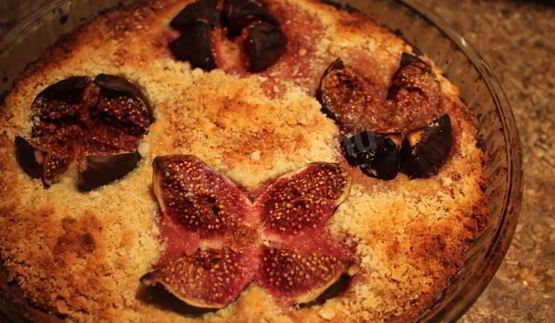 инжирный пирог с инжиром