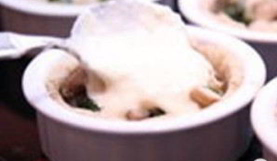 киш с курицей и шпинатом