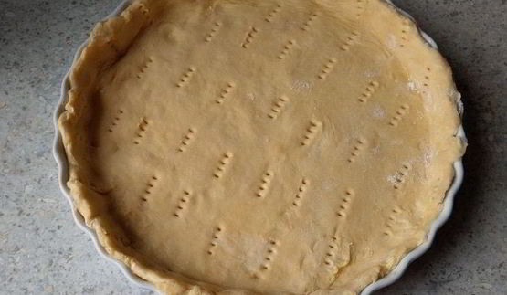 киш с тыквой и сыром рокфор