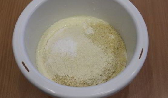 манный пирог с яблоками