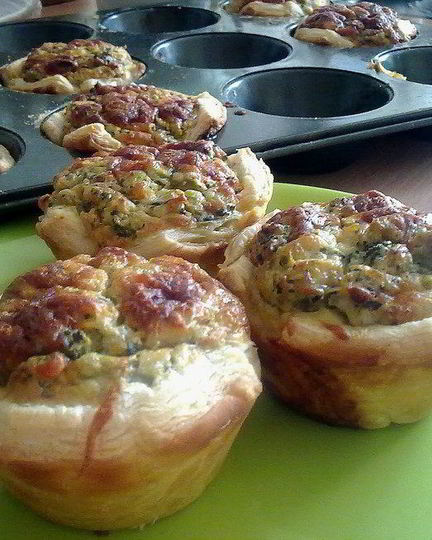 Рецепт мини-пирогов с брокколи