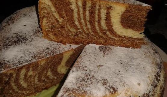 мраморный пирог из мультиварки