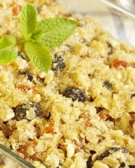 Рецепт овсяный пирог с фундуком