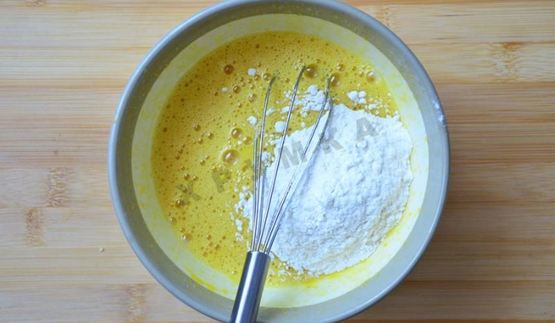 песочный пирог с клубникой