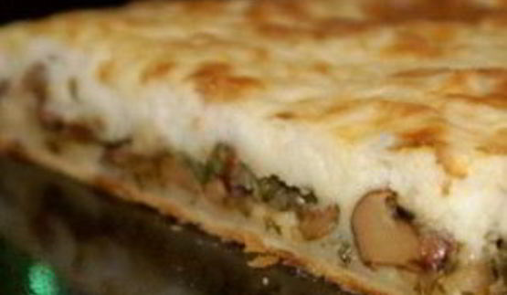 пирог с грибами и картошкой