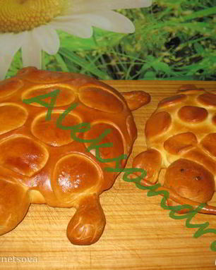 Пирог с капустой Черепашка