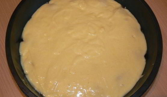 пирог с кукурузной мукой и абрикосами