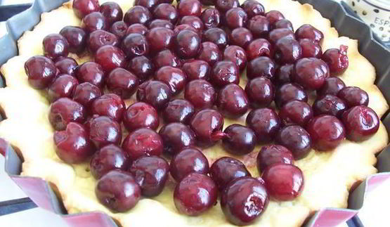 пирог с вишней