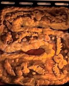 Пирог яблочный дрожжевойПятерка