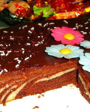 Пирог Зебра