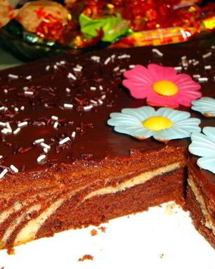 Пирог Зебра