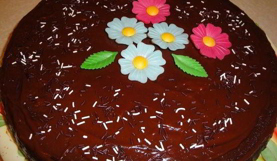 пирог зебра