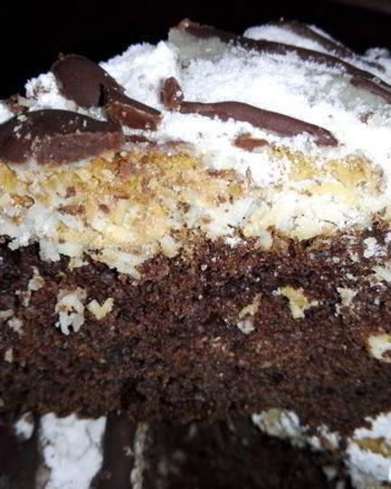 Рецепт шоколадна-кокосового пирог