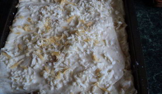 слоеный пирог с брынзой