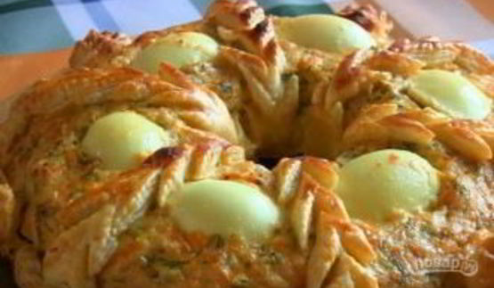 закусочный пирог из курицы