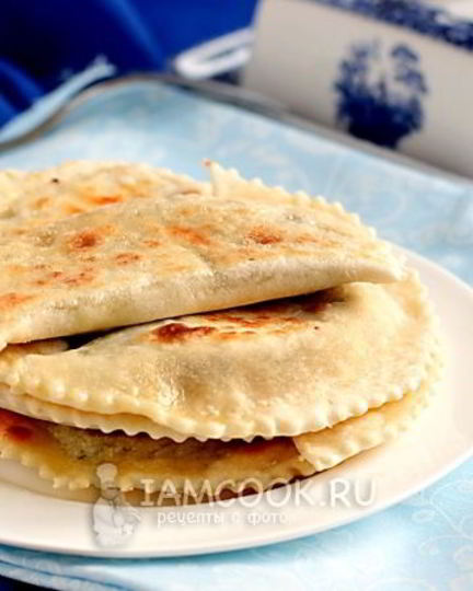 Рецепт кутабов с творогом и зеленью