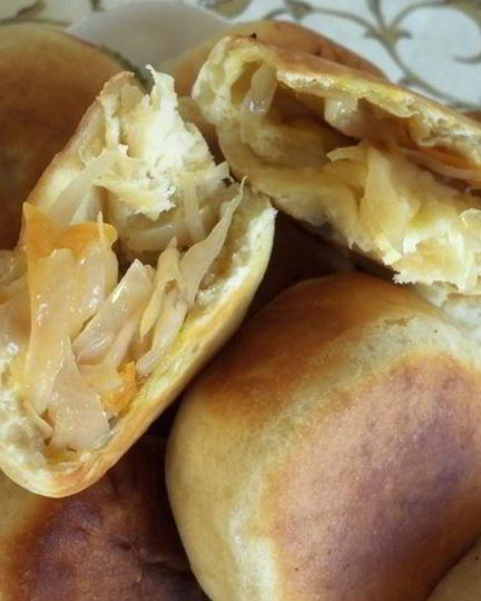 Рецепт пирожков из готового бездрожжевого теста