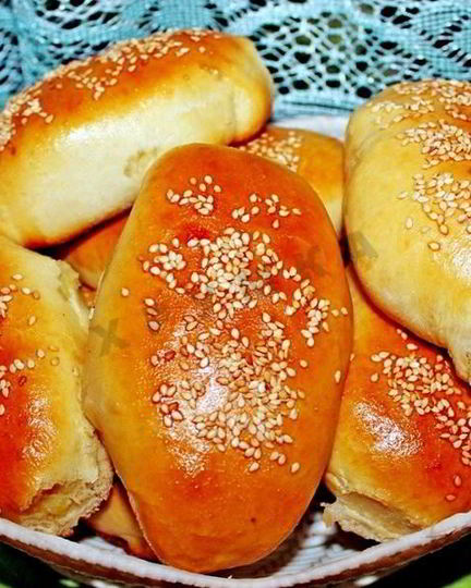 Рецепт пирожков на сухом молоке дрожжевые в духовке