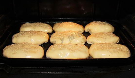 пирожки на сухом молоке дрожжевые в духовке