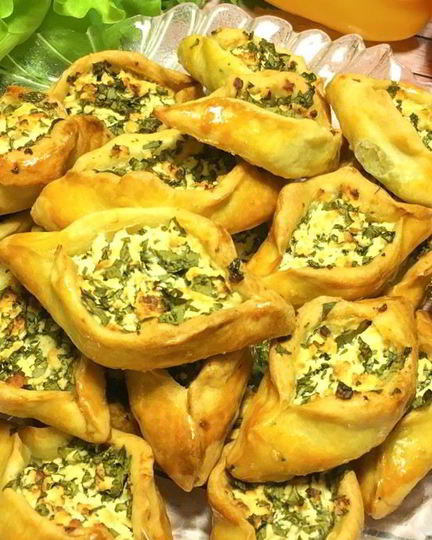 Рецепт пирожков с брынзой и петрушкой