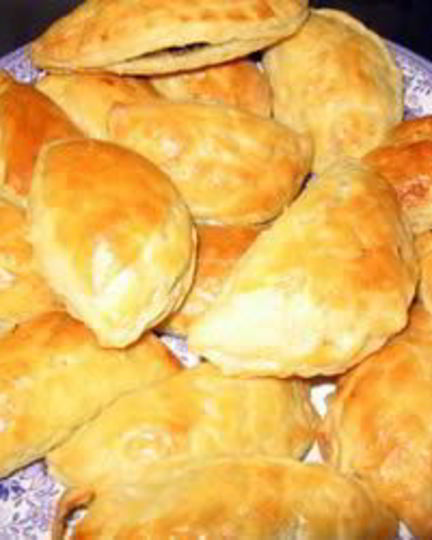 Рецепт пирожков с грибами из творожного теста