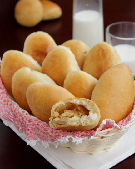 Рецепт пирожков с капустой постные