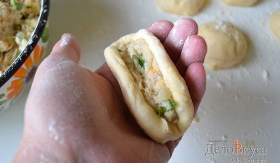 пирожки с мясом и картошкой в духовке