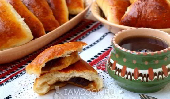 пирожки с повидлом на кефире