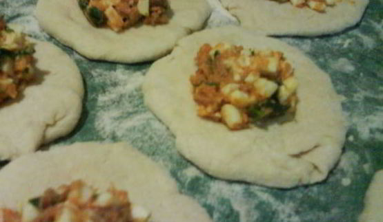 пирожки с тунцом и яйцом