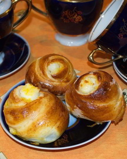 Рецепт пирожков с творогом из дрожжевого теста