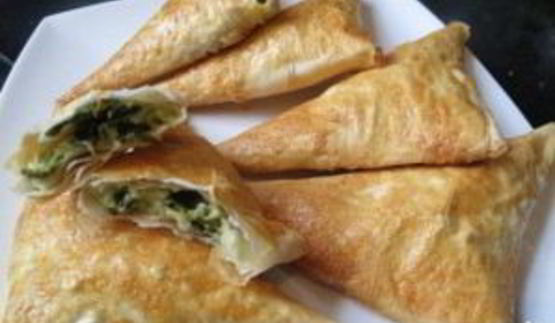 пирожки со шпинатом