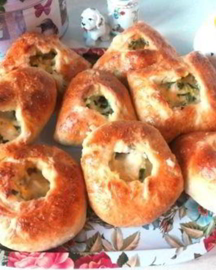 Рецепт пирожков три сыра